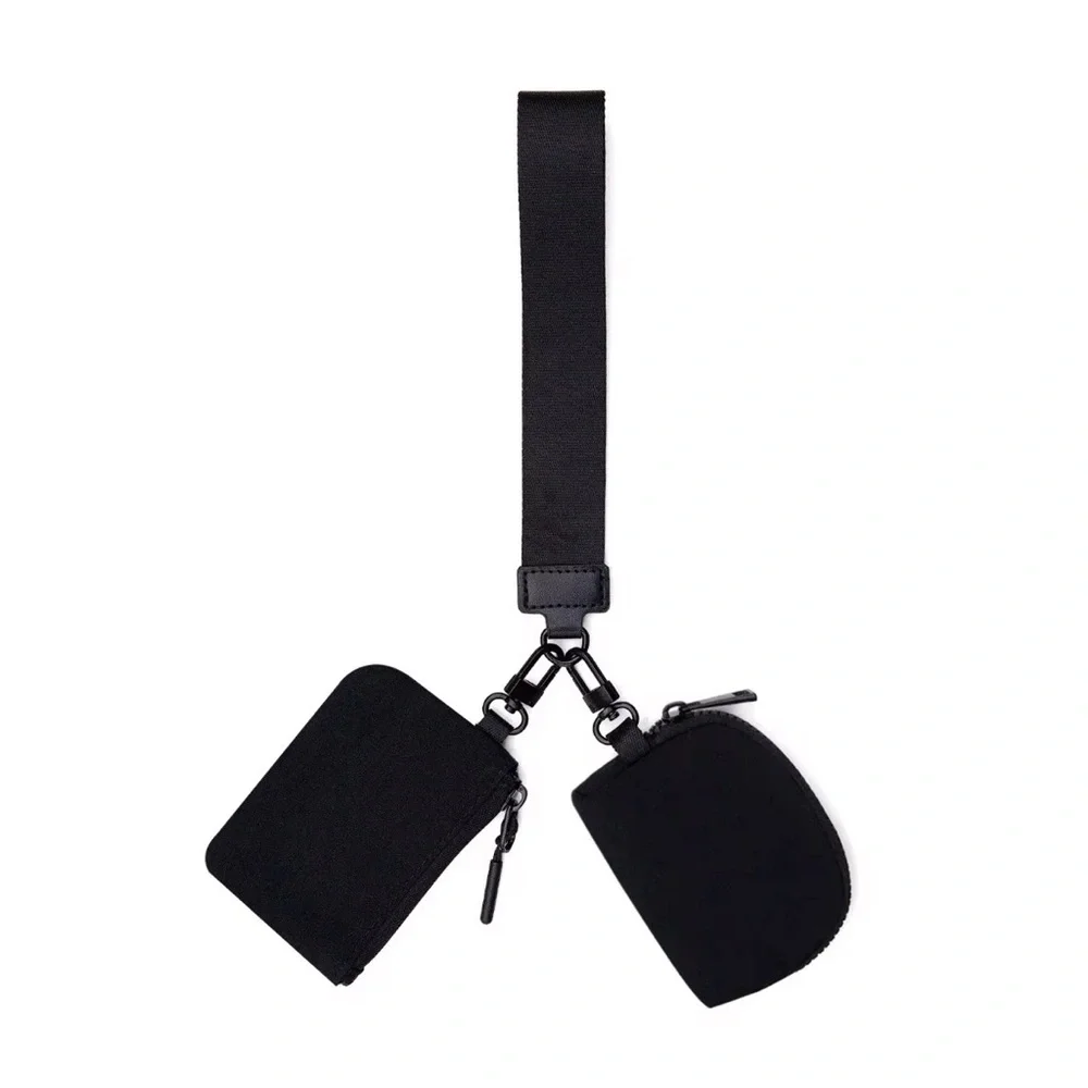 Black Accessory Pouches Wristlet | Brand New - Picture 1 of 5